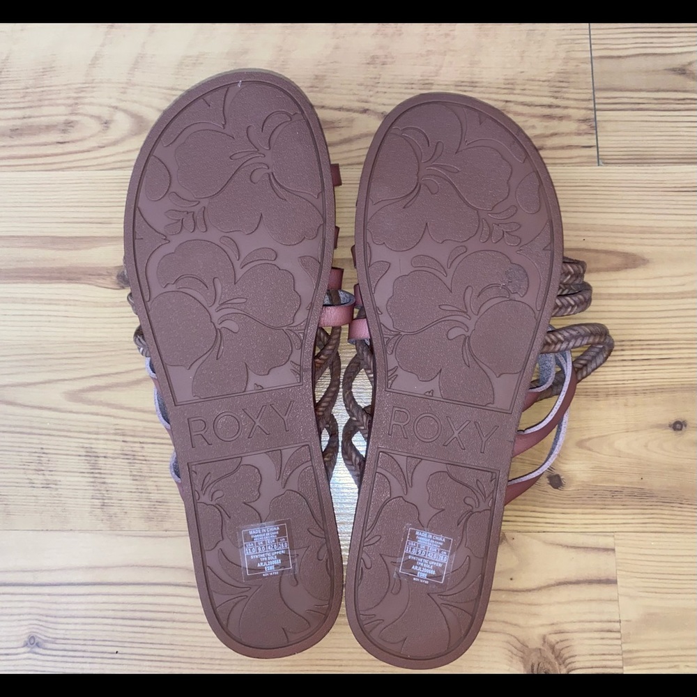 Roxy Esme Multi-Strap Leather Sandal - NWT - Womens Sz. 11 - Picture 5 of 5